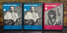 Lot of 3 Hot Licks Cassette Tapes Rudy Sarzo 2 & John Entwistle 1 & 2 w/ Cases Lot of 3 Hot Licks Cassette Tapes Rudy Sarzo 2 & John Entwistle 1 & 2 w/ Cases