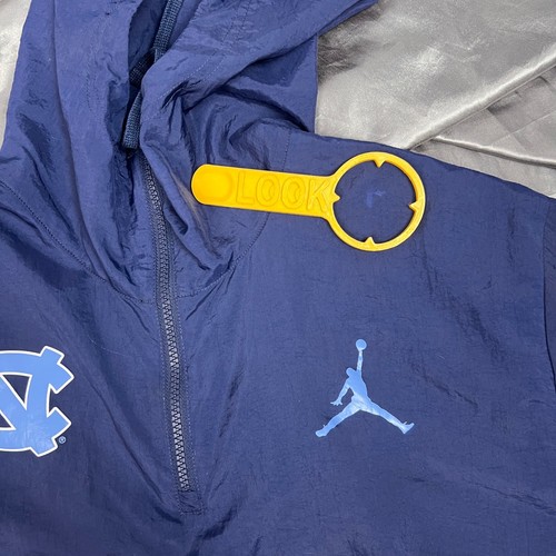 Jordan x UNC Tar Heels Pullover Jacket Blue Carolina Windbreaker XL Sideline 24' - Picture 15 of 16