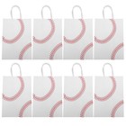 12pcs Baseball Party Treat Bags Baseball Paper Bags Baseball Goodie Bags