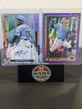 2025 Topps Finest Carlos Rodriguez RC Auto Refractor & Purple LogoFractor #/250