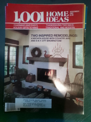Vintage 1,001 Home Ideas Magazine Nov 1983 Remodeling, Holiday Gifts