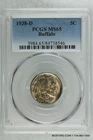 PCGS MS65 1938-D BUFFALO NICKEL 5c   (BC46)