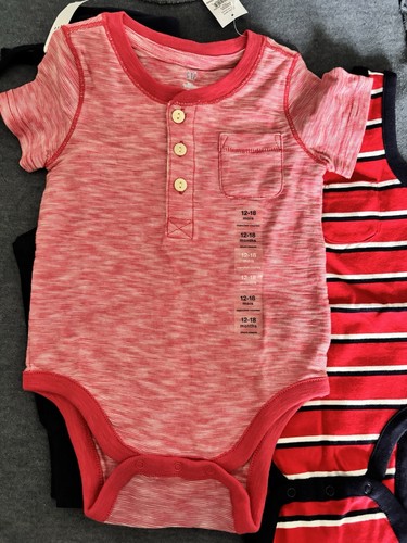 NWT boys GAP bundle 12-18 months red & navy - Picture 2 of 3