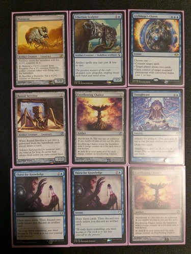 MTG Modern Deck - Artifact Theme - Mono Blue + Sleeves - Picture 2 of 7