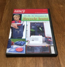 Sewing With Nancy 10-20-30 MINUTE'S TO RECYCLE JEANS DVD by Nancy Zieman