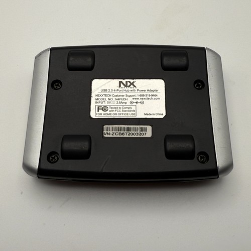 Nuevo concentrador de escritorio Nexxtech USB 2.0 4 puertos accesorio N4PUDH - Imagen 6 de 6