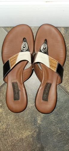 Brighton Made In Italy Leather Thong Sandals Size 9