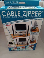 Cable Zipper Complete Cable and Wire Management System EvriHolder WHITE