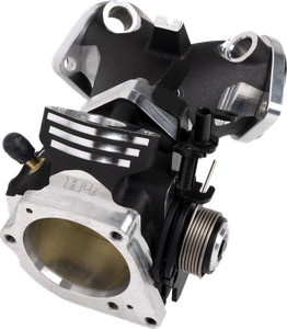 Horsepower - HPI-55MF6-18B - Maxflow 55mm Throttle Body, 1.800in. Intake Runner - Black Finish