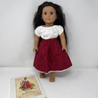 American Girl Josefina Fashion Doll with Meet Outfit Dress Red White With Book
