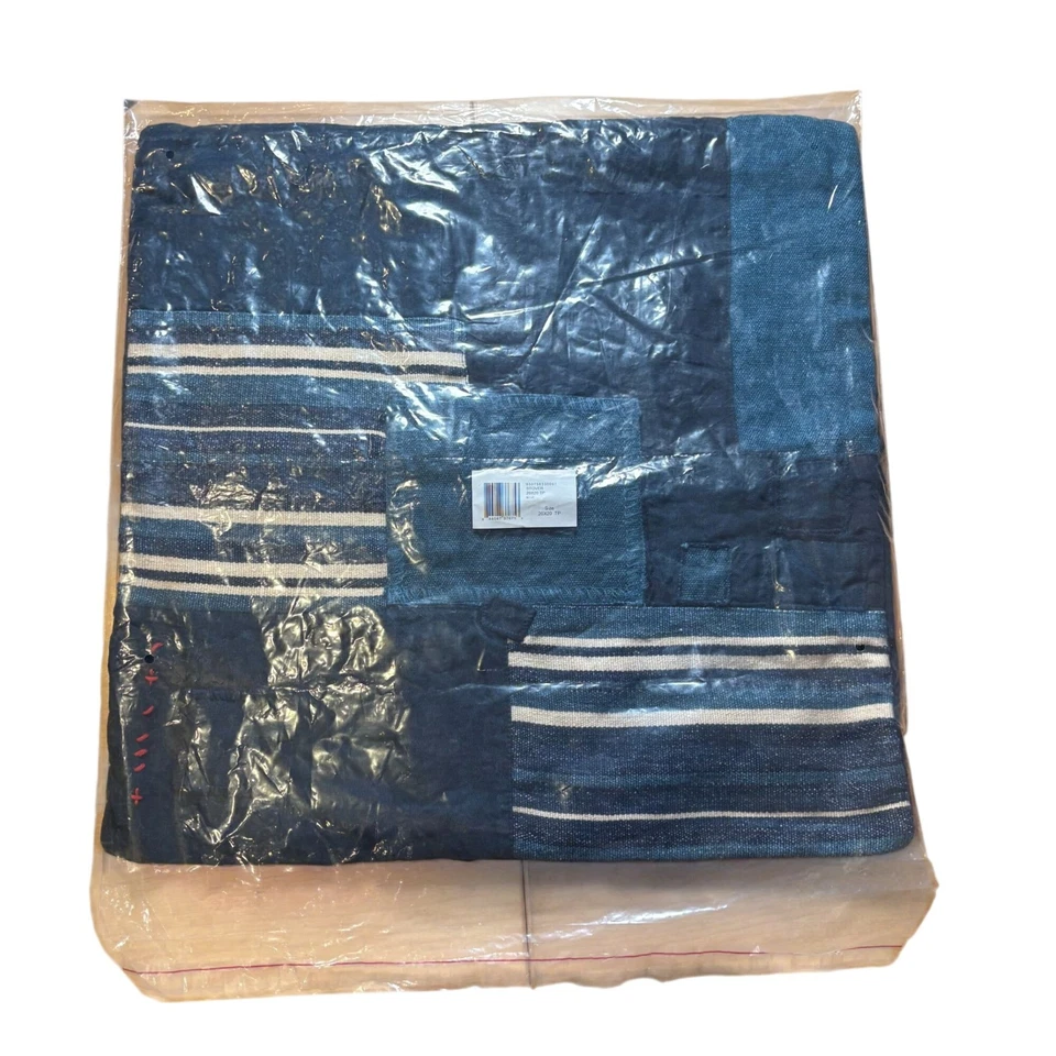 Ralph Lauren Stover Funda Almohada SOLO Azul Marino 20x20 NUEVA Foto 2 de 3