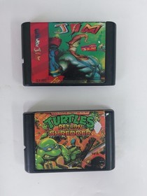 Vintage sega mega drive cartridges from 90s lot of 12 pal region excellent games