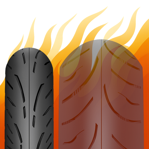 120/70-17 MMT® Front Motorcycle Tire - NEW - FRONT TIRE - Picture 2 of 7
