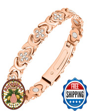 Jecanori Copper Bracelets for Women, Pure Copper Magnetic Bracelet with 3500 Gau