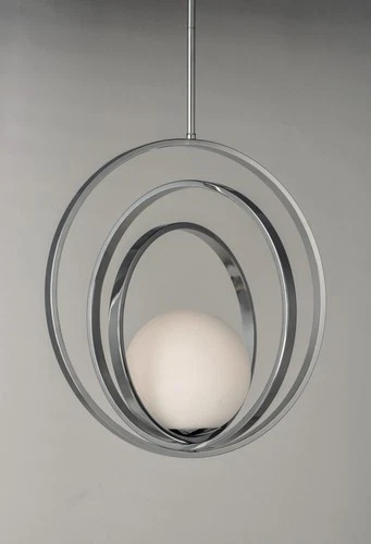 Maxim 26054SW Coronet 1 Light 18" Adjustable Ring Pendant - Brass - Picture 11 of 12