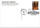 Dr Jim Stamps Mummy Movie Monster Pre Stamped First Day Issue Postcard