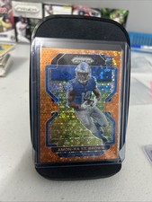 2021 Panini Prizm - Rookie Amon-Ra St. Brown #358 Orange Disco Prizm (RC)