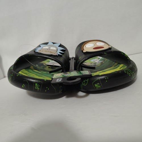 Rick and Morty Slip On Sandal Slide Grip Ground Up Mens Size 8 Slides - Picture 9 of 10