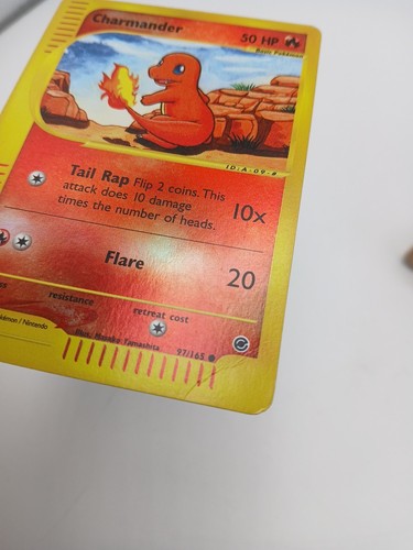 Charmander 97/165 - Expedition Base Set - Common Reverse Holo LP Pokemon Card - Picture 7 of 8