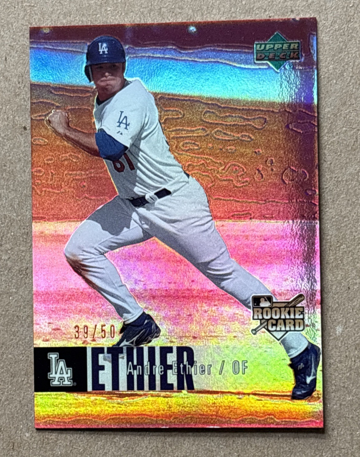 ANDRE ETHIER 2006 Upper Deck Special F/X Red Parallel Rookie RC #d/ 50 🔴