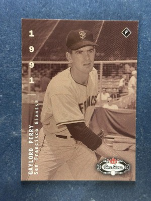 2002 Fleer Box Score #300 Gaylord Perry San Francisco Giants /2950
