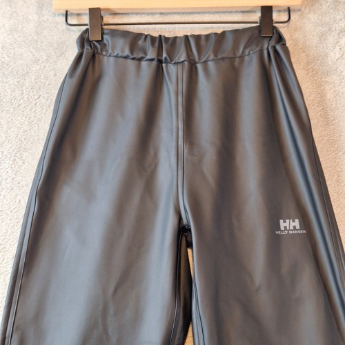 Helly Hansen Pants Youth Size 8 Black Voss Rain Helox+ Rainwear Waterproof - Picture 3 of 13