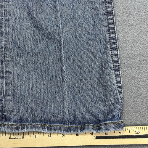 7 For All Mankind Jeans Mens 38 Blue Denim Premium Flare Leg Pants 38x32 - Picture 17 of 17