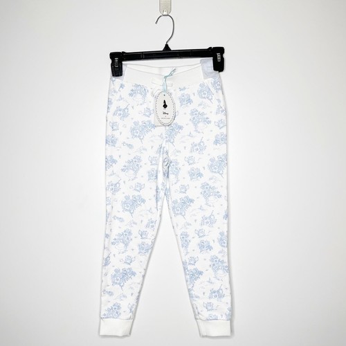 NWT Alice in Wonderland Disney Sweatpants Girls Blue White Size 7 - Picture 2 of 5