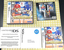 Mario Sonic at the Olympic Winter Games - Case  Manual Only Nintendo DS NO GAME