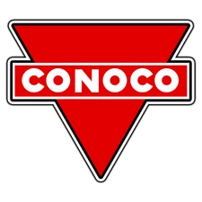 Conoco Gas Station Logo #1 Sticker Waterproof Vinyl Decal Die-Cut Laptop Car