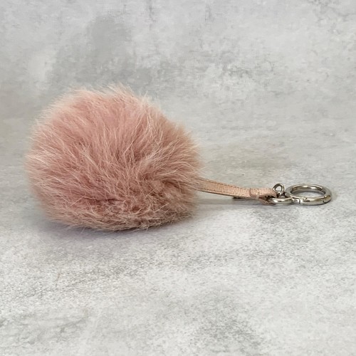 Bolso FENDI Dije Logo Llavero Correa Cuero Piel Rosa Plata Usado Auténtico - Imagen 19 de 24