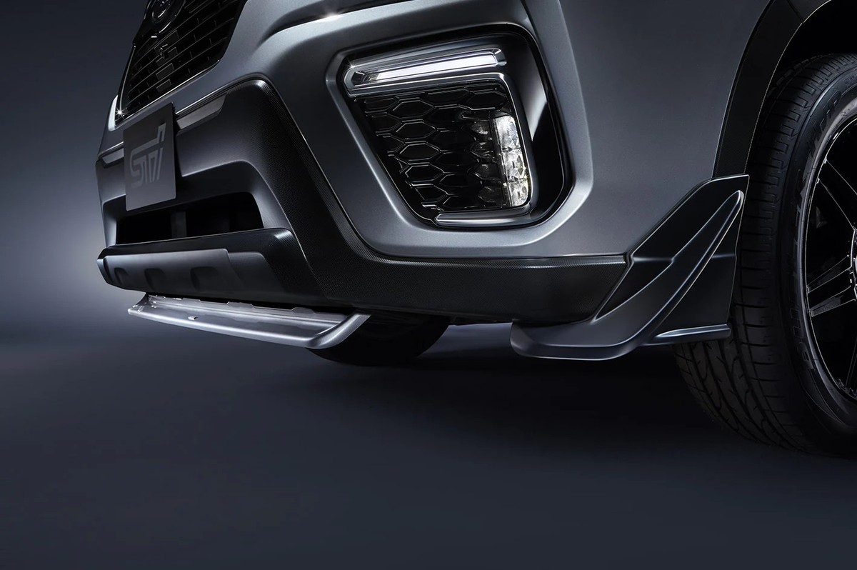 スバル フォレスター SK フロントスポイラー STI ST96020SE010 STI FRONT LIP SPOILER SILVER FOR SUBARU FORESTER SK ST96020SE010