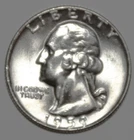 1959-D Washington Quarter - BU - #9651D - FREE SHIPPING