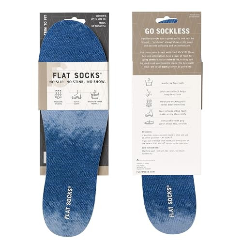 No Show Socks, Sockless Shoe Liner, No Slipping, No Small Dominant Jean - Picture 2 of 6
