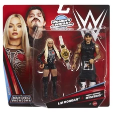 Dominik Mysterio & Liv Morgan - WWE Main Event 2-Packs 25  Toy Wrestling Figures
