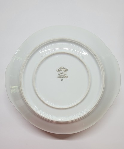Fukagawa Arita Hand Painted Pine Cone Gravy Boat With Under Plate Pattern #904 - Picture 3 of 9