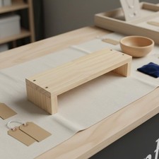 Pont de Peintre En Bois Surface Lisse Repose-Main pour Calligraphes, Peintres