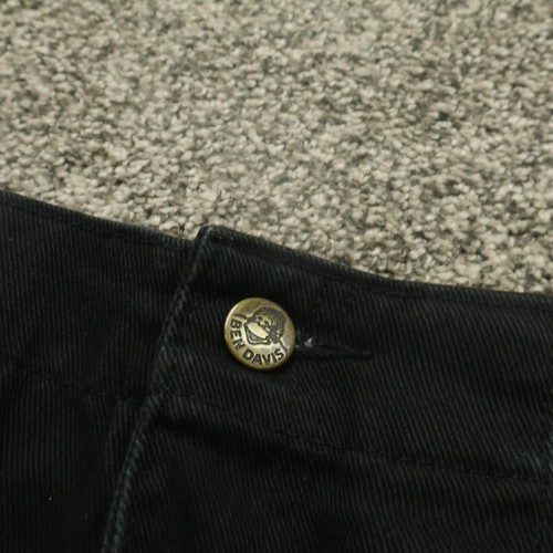 Ben Davis Pants Mens 30x28.5 Black Workwear Straight Leg Made USA NWT 7079 - 第 4/14 張圖片