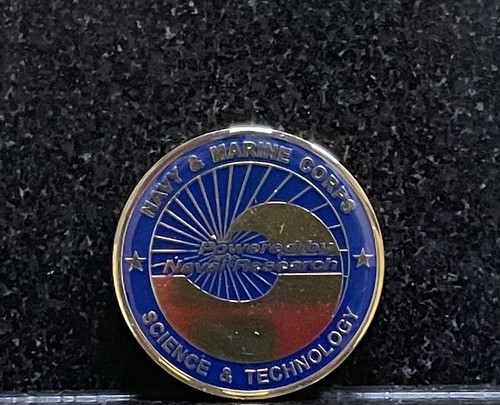 Office of Naval Research Science & Technology Marine 1,75" Challenge Coin - Bild 2 von 5