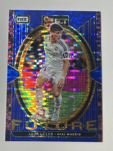 ARDA GULER 2024-25 Panini Select FIFA - Future #18 Blue Pulsar Prizm