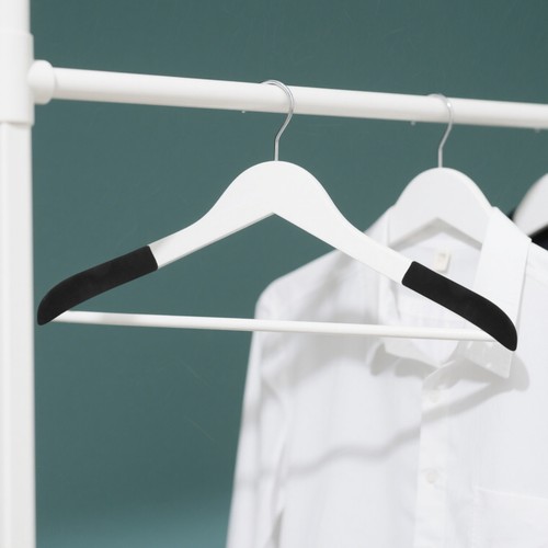 10 piezas colgadores para suéteres almohadilla para el hombro flocado acolchado forma flotante - Imagen 4 de 12