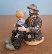 Weary Willie Sad Hobo Clown Figurine Miniature Emmett Kelly Jr 