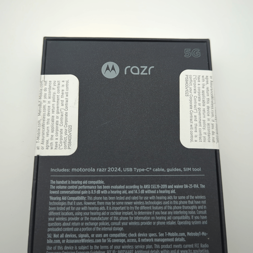 Motorola Razr 5G (2024) XT2453-3 256GB | Gray | T-MOBILE ONLY - Afbeelding 2 van 3