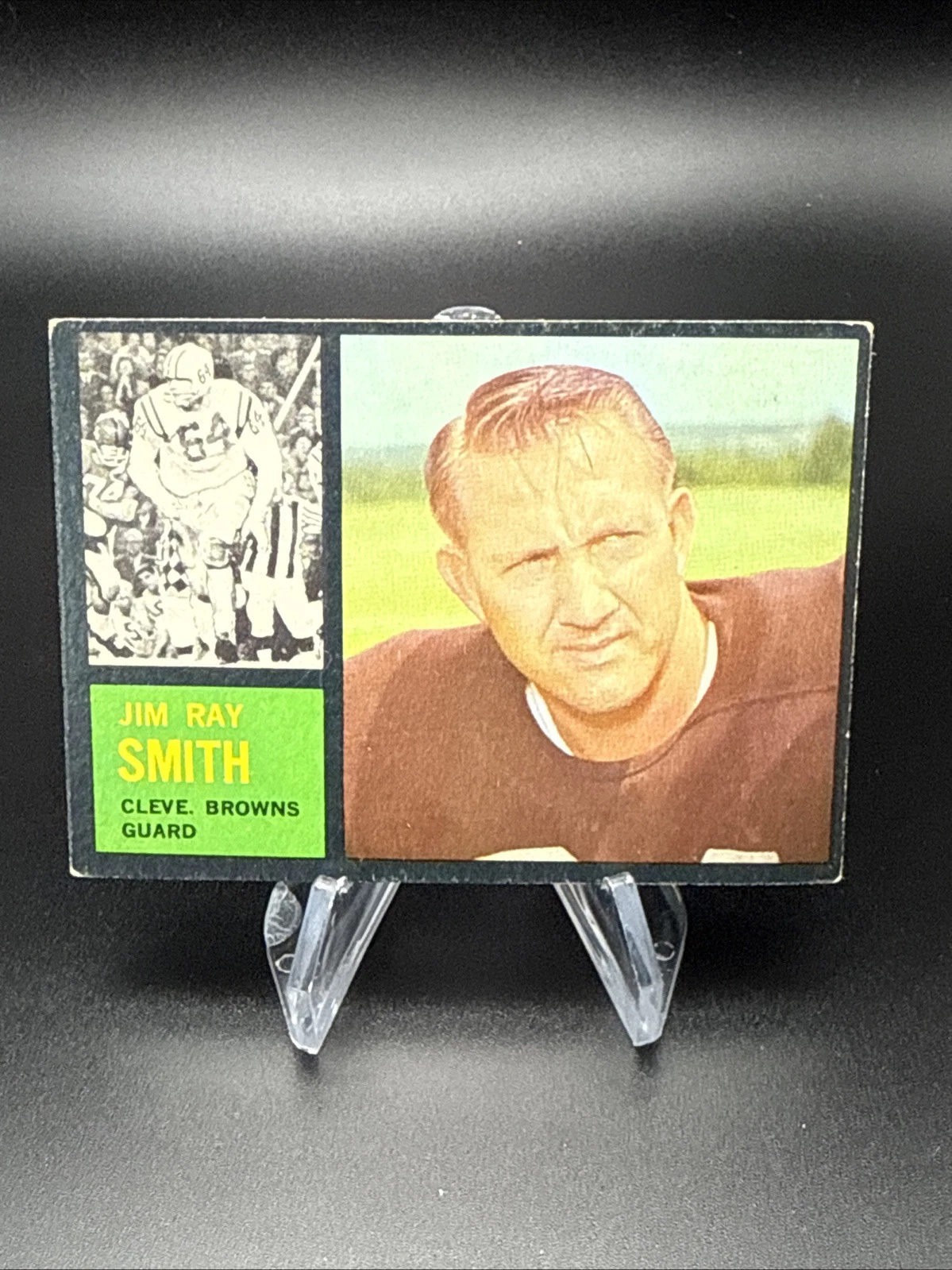 Jim Ray Smith 1962 Topps Card #30 Cleveland Browns GD-VG