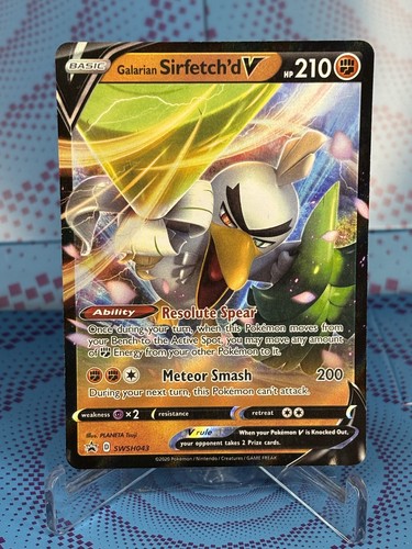 Galarian Sirfetch'd V SWSH043 SWSH: Sword & Shield Promo Card Holo NM