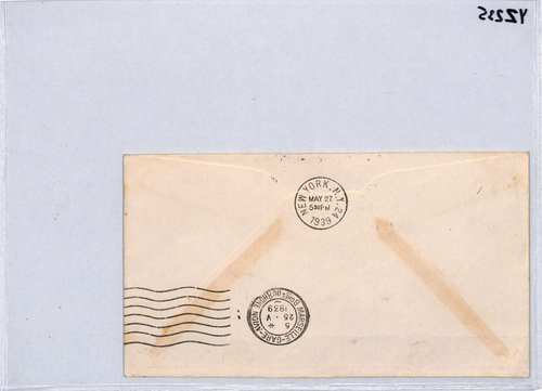 FRANCE Air Cover Pilot SIGNED *La Porte* 1939 TRANSATLANTIC Clipper FLIGHT YZ235 - Picture 10 of 12