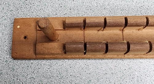 Vintage 1940's Lily POM & TUFT FORM 12" x 1.5  - Picture 5 of 7