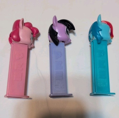 Three My Little Pony Pez Dispensers Rainbow Dash Pinkie Pie Twilight Sparkle - Picture 6 of 9