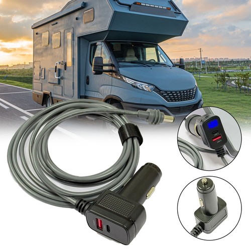 Chargeur Voiture Câble Alimentation Charge Câble Extra Long Polyvalent Compati - Photo 4/14