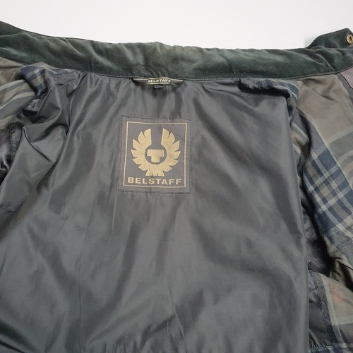 BELSTAFF EXPLORER Jacket Waxed Cotton Packable Hood Brown 52 ITA 42 UK - Picture 5 of 12